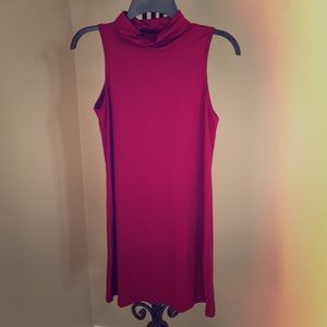 Burgundy dress